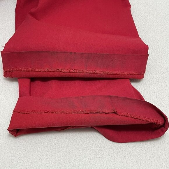 Lane Bryant Skinny Pants Dress Chino Women Plus Size 26 Red Workwear Stretch - Picture 6 of 8